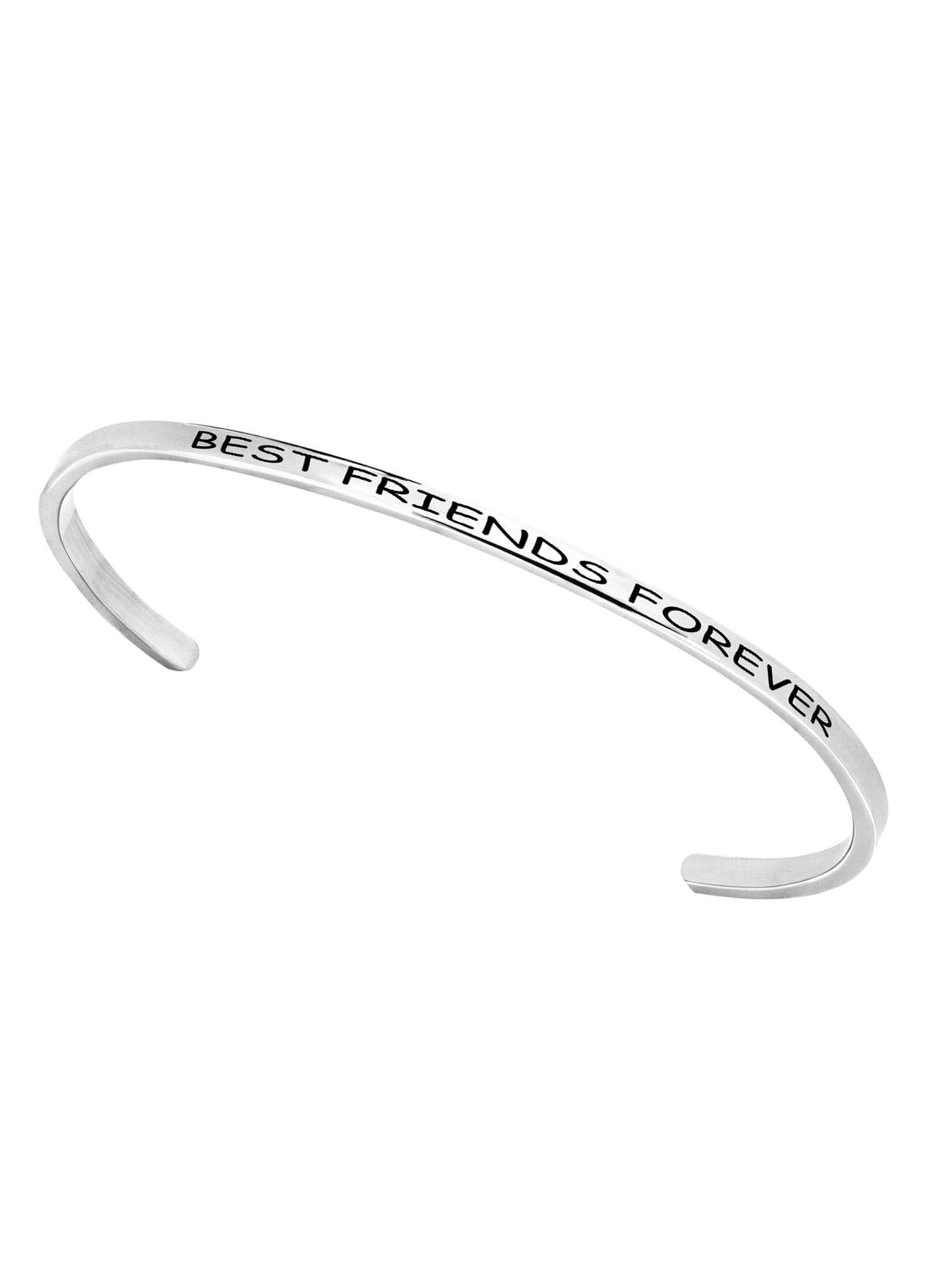 Stainless Steel 8-inch Saying Bracelet