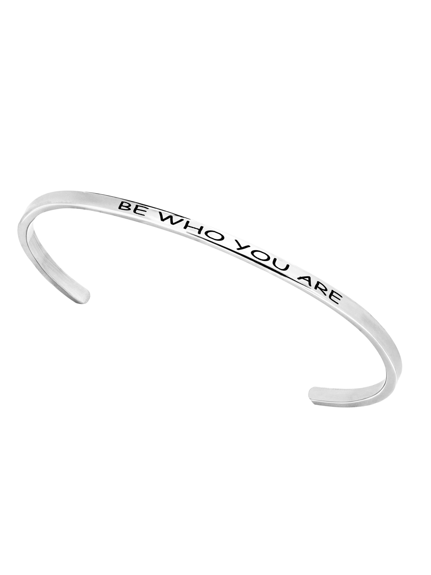 Stainless Steel 8-inch Saying Bracelet