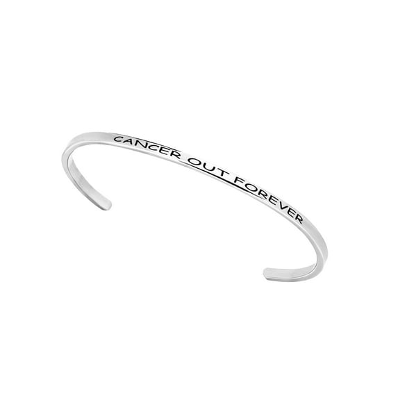 Stainless Steel 8-inch Saying Bracelet