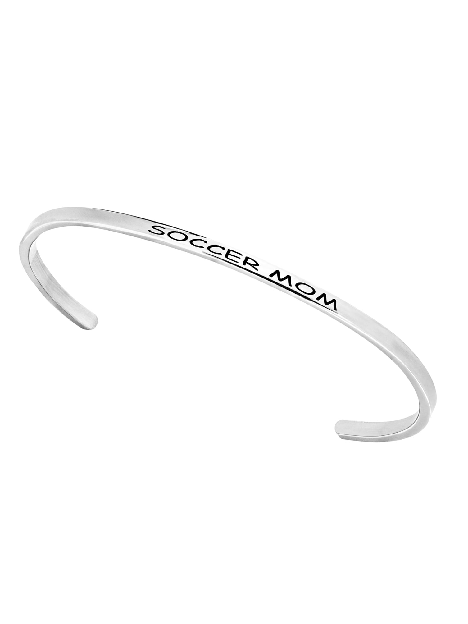 Stainless Steel 8-inch Saying Bracelet