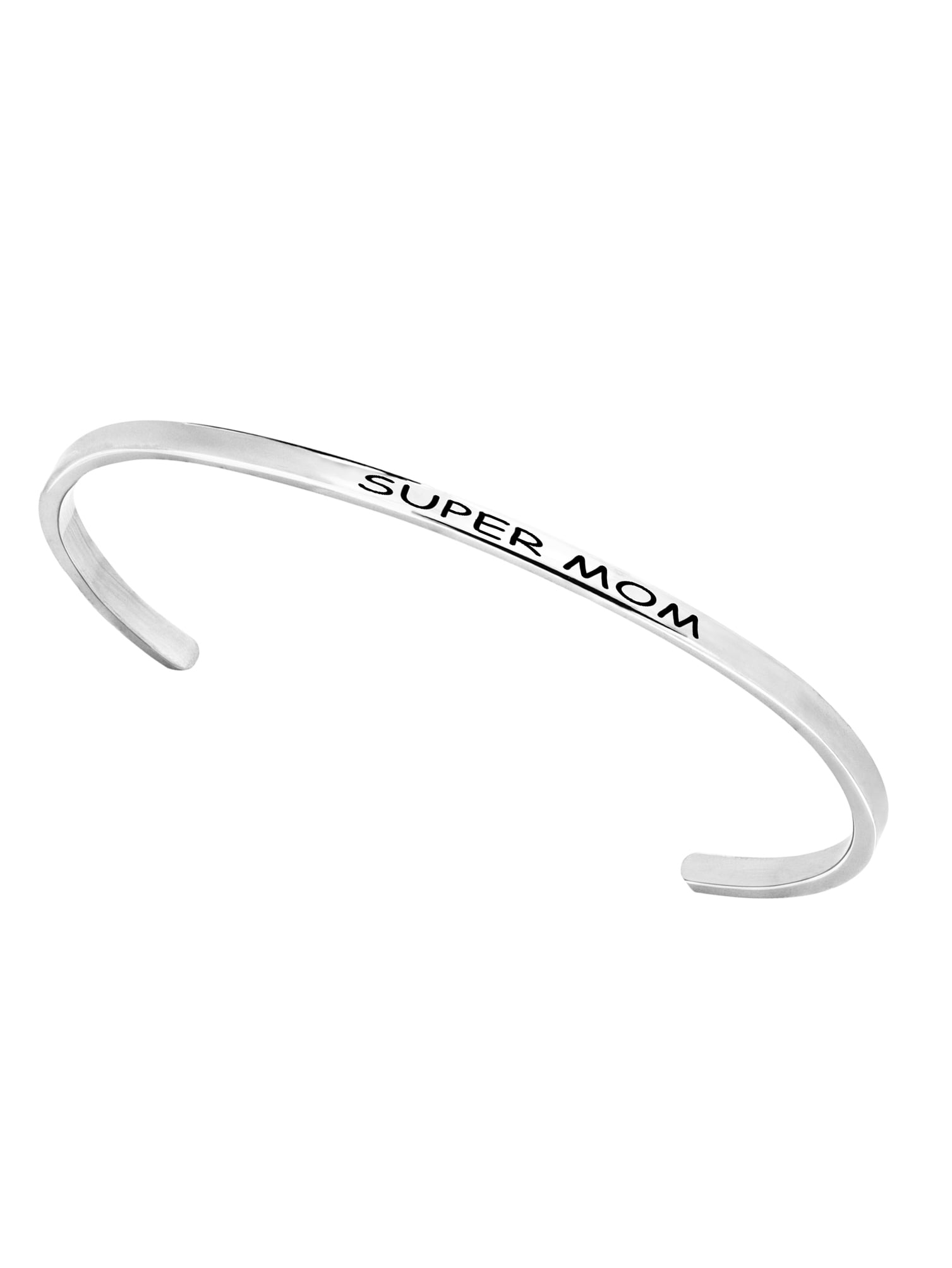 Stainless Steel 8-inch Saying Bracelet