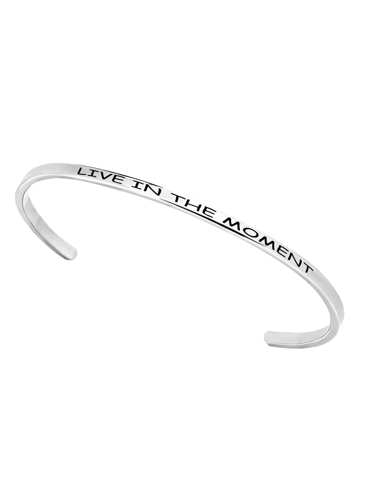 Stainless Steel 8-inch Saying Bracelet