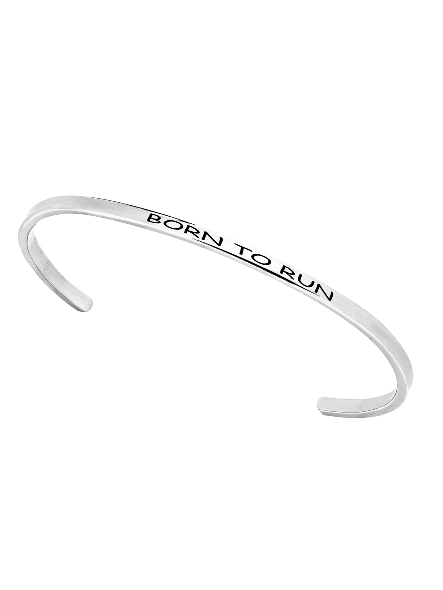 Stainless Steel 8-inch Saying Bracelet
