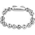 thumbnail image 1 of Stainless Steel 8mm Beads Chain Strand Bracelet, 1 of 3