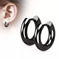 thumbnail image 1 of Stainless Steel 9 Gauge Huggie Hoop Earrings Unisex Women Men 14/16/18/20Mm E8, 1 of 1