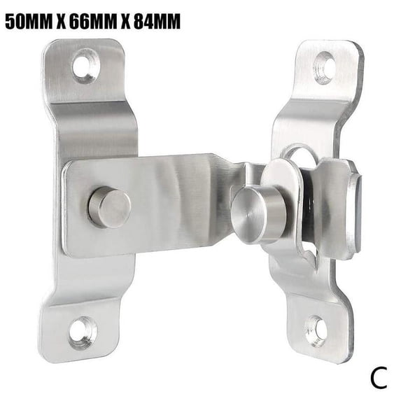 Stainless Steel 90 Degree Angle Door Buckle Anti-theft Door Hardware Accessories
