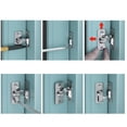 thumbnail image 1 of Stainless Steel 90 Degree Buckle Right Angle Hook Lock Bolts For Sliding Door, 1 of 9