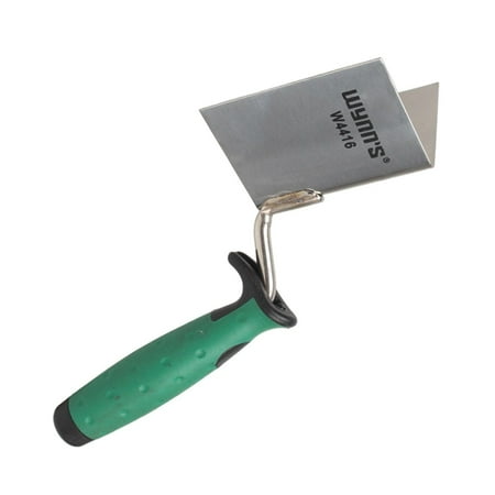 Stainless Steel 90-Degree Corner Trowel with Handle - Option1 Inside