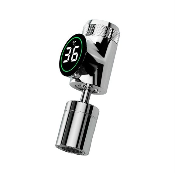 Stainless Steel ABS Plastic Kitchen Faucet Aerator with LED Temperature Display