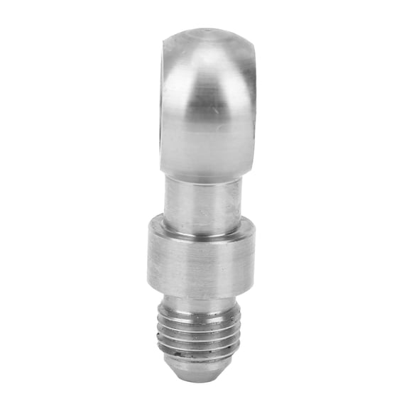 Stainless Steel AN-4 Eye Banjo Adapter Fitting Accessory for M12 Banjo Bolts 10 mm / 0.39 inches Inner Diameter Heavy Duty Engine Connection