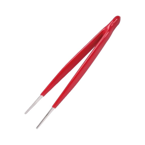 Stainless Steel Accuracy Tweezers Nonslip Design Accuracy Tweezer for Craft Projects and Professional Use