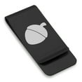 thumbnail image 1 of Stainless Steel Acorn Good Luck Charm Classic Slim Money Clip Credit Card Holder, 1 of 2