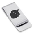 thumbnail image 1 of Stainless Steel Acorn Good Luck Charm Classic Slim Money Clip Credit Card Holder, 1 of 2