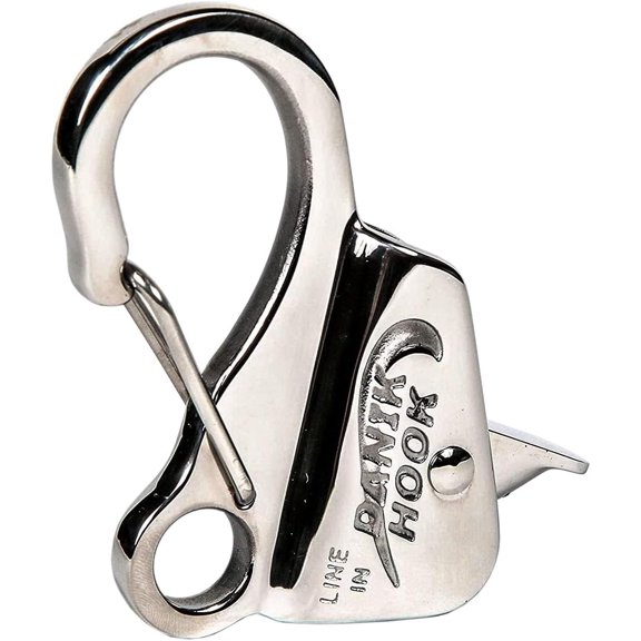 Stainless Steel Adjustable Anchor Hook  Knotless Marine Anchor System for Boats, RVs, and Outdoor Use  Quick Release, 8,000 lb Capacity (Anchor Line Not Included)