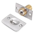 thumbnail image 1 of Stainless Steel Adjustable Ball Catch Door Latch Spring for Cabinet Closet Wooden Doors Invisible Top Bead Lock with Strike Plate Set Silver, 1 of 8