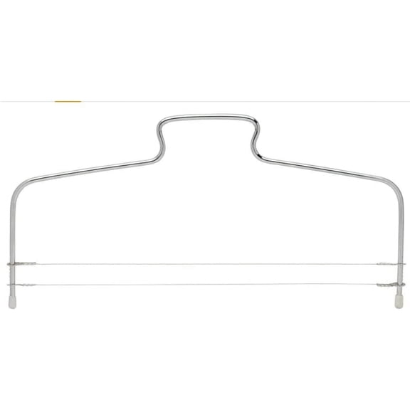 Stainless Steel Adjustable Cake/Bread Slicer, Pizza Dough Cutter, Leveler, Cake Decor, Baking/Kitchen Tools (Approx. 30 x 15.01 x 0.5 cm) (Pack of 1)