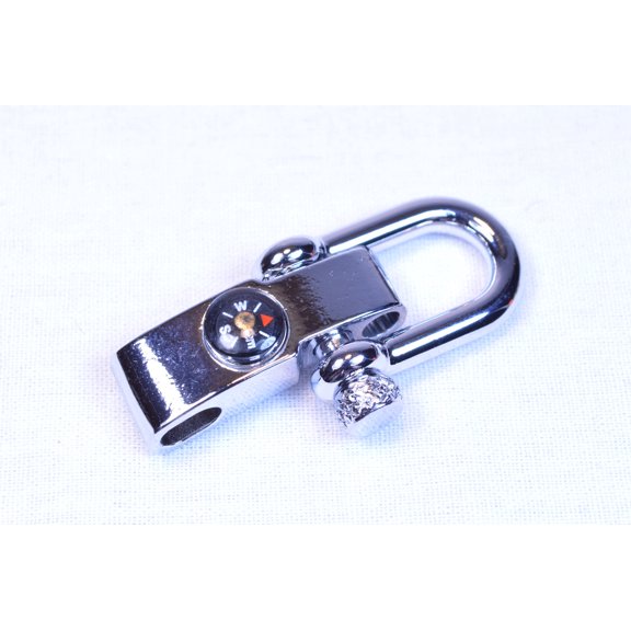 Stainless Steel Adjustable Compass Shackle - 5 pack - Great for Paracord Crafts