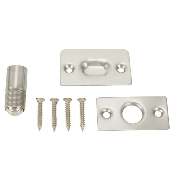 Stainless Steel Adjustable Roller Ball Door Spring Catch Lock Internal Latch Set