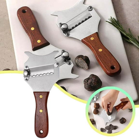 Stainless Steel Adjustable Slicer With Elegant Handle Versatile Chocolate Shaver For Wavy Dessert Creation Kitchen Tool