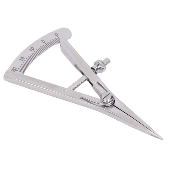 Stainless Steel Adjustable Wing Divider Tool for Leather Crafting & Precise Marking