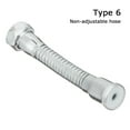 thumbnail image 1 of Stainless Steel Adjustment Shower Tube Faucet Tube Kitchen Tap Extension Hose Shower Hose Faucet Adapter 6-NON-ADJUSTABLE HOSE, 1 of 8