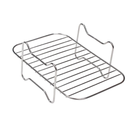 Stainless Steel Air Fryer Rack, Multi-layer Barbecue Grill Stand, Stackable Food Cooking Mesh Rack, Skewer Baking Holder, Heat Resistant Air Fryer Accessories for Oven Roasting & Grilling Cooking