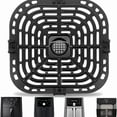 thumbnail image 1 of Stainless Steel Air Fryer Replacement Tray, Crisper Plate & Grill Rack for 6QT Air Fryers, Dishwasher Safe Non-Stick Cooking Tray for Vortex Plus Models Clearance!, 1 of 8