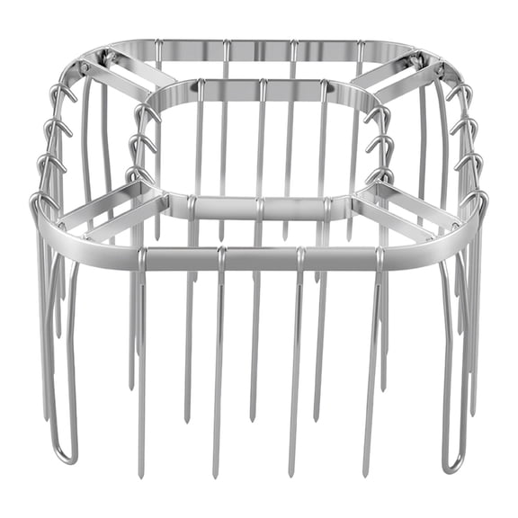 Stainless Steel Air Fryer Skewer Rack,Air Fryer Vertical Grill BBQ Skewers,BBQ Kabob Set,Reusable Metal Kabob Skewers,Grill Skewer Rack,Outdoor Grill Accessories for Vegetables