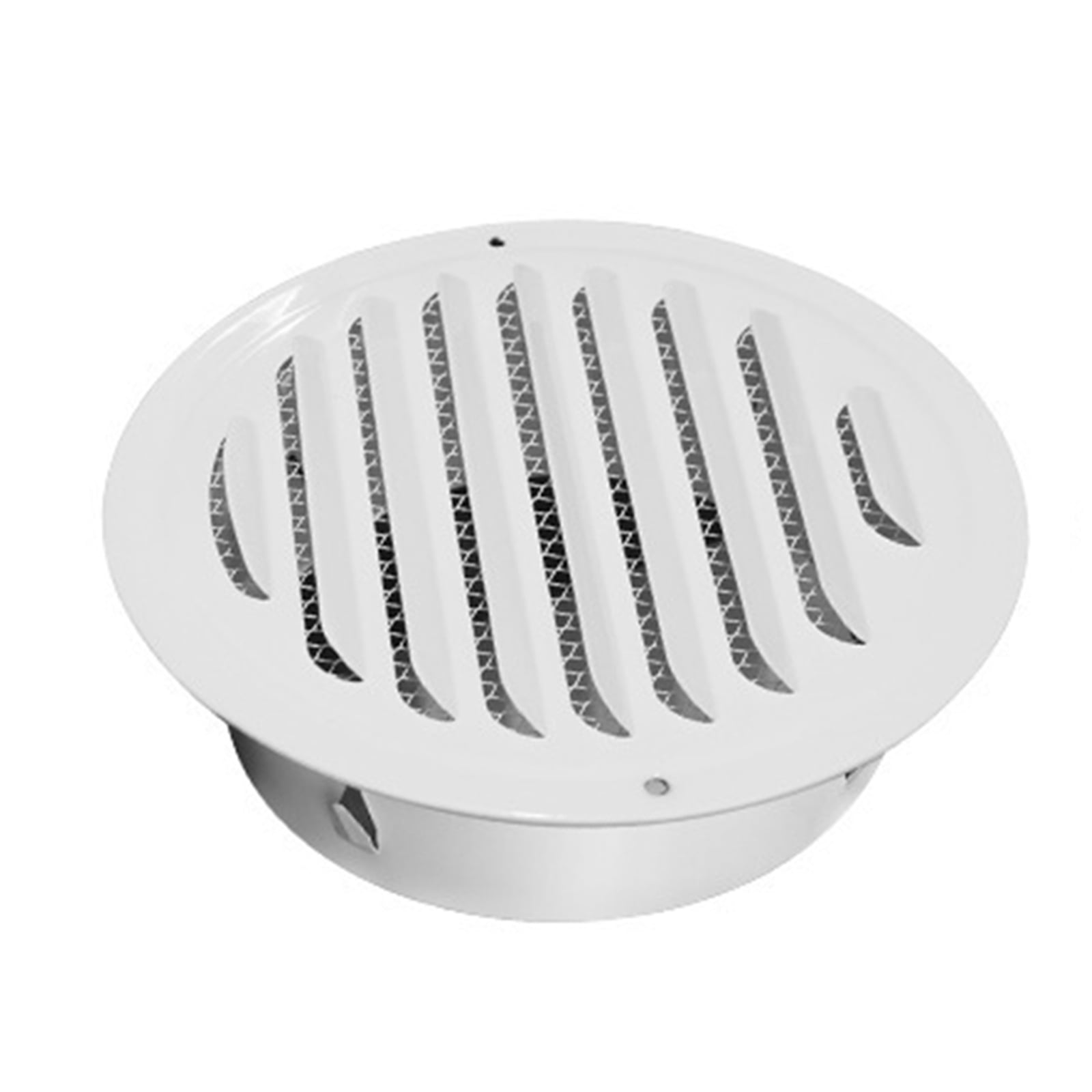 Stainless Steel Air Outlet Vent Louver Grille Covers with Screen Meshes Round Soffit Vent Dryer Vent Covers Enduring