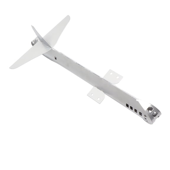 Stainless Steel Airplane Wind Spinner with Ground Stake, Rotating Metal Garden Yard Decor