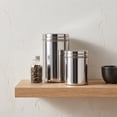 thumbnail image 1 of Stainless Steel Airtight Canister, Polished Metal Storage Jar With Screw Lid, Reusable Dry Food Container For Coffee Tea Spice Pantry Kitchen Organization, 1 of 5