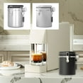 thumbnail image 1 of Stainless Steel Airtight Coffee Canister with Date Tracker, 1.8L Kitchen Storage Container for Grounds, Beans, Tea & Flour to Preserve Freshness & Flavor for Home Baristas NAJKZA, 1 of 8