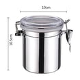 thumbnail image 1 of Stainless Steel Airtight Food Storage Container with Locking Lid | Dry Food Canister for Coffee Tea Flour Sugar | Kitchen Pantry Organization Jar in Multiple Sizes, 1 of 1