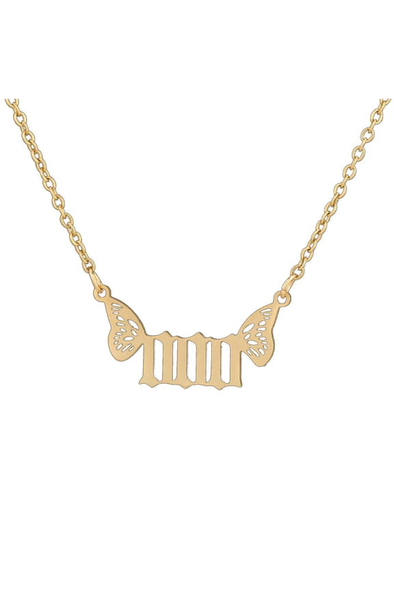 Stainless Steel Angel Number Pendant Necklace, Lightweight and Durable, Digital Design from 000 to 999, Meaningful Gift for Loved Ones