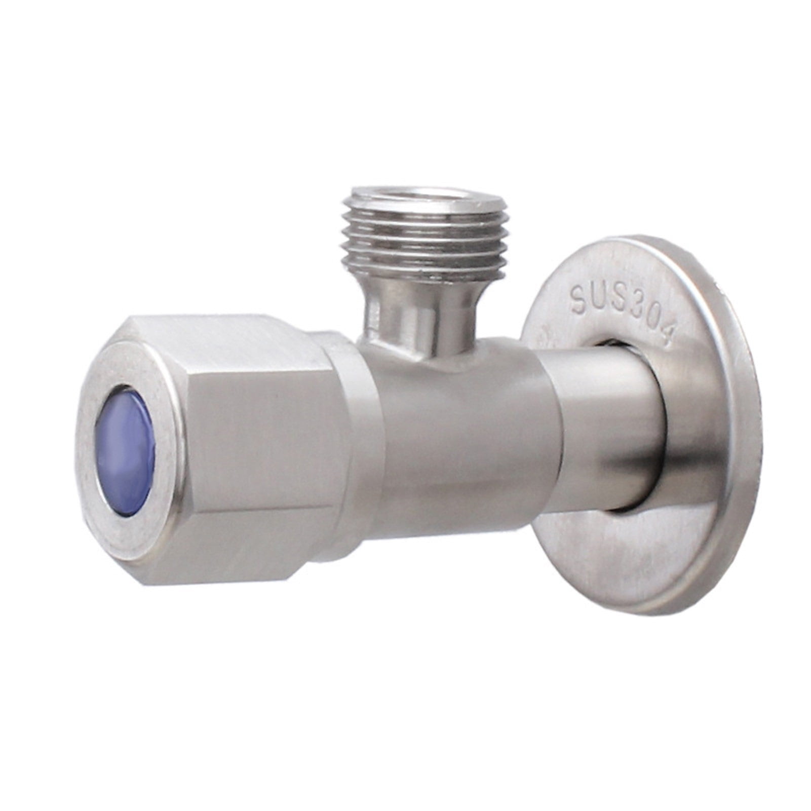 Stainless Steel Angle Valves G1/2 Bathroom Faucets Sprinklers Toilet