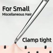 Stainless Steel Angled Eyebrow Tweezers   Precision Slant Tip Grooming Tool for Face & Body Hair, Durable Personal Care Accessory