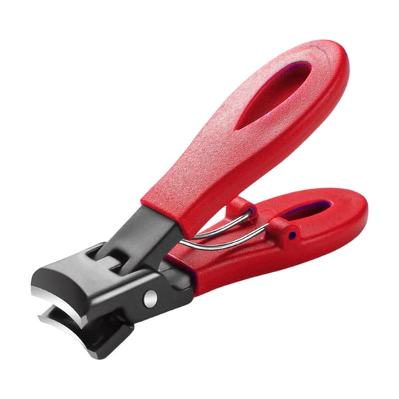 Stainless Steel Angled Head Nail Clipper Wide Jaw Opening Toenail Trimmer For Thick Nails Seniors