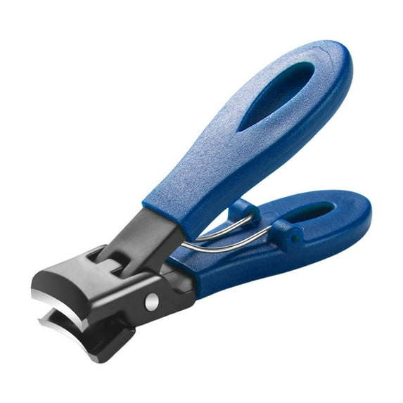 Stainless Steel Angled Head Nail Clipper Wide Jaw Opening Design Efficient Fingernail Toenail Trimmer For Thick Nails