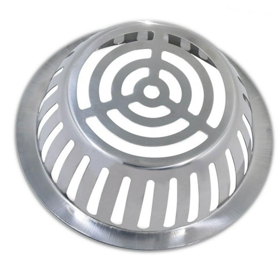 Stainless Steel Anti Clogging Outdoor Anti Blocking Strainer Dome Drain Cover , 4in