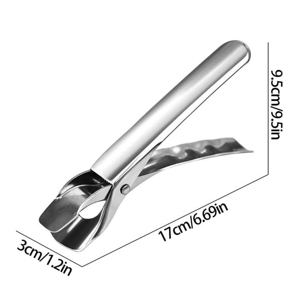 Stainless Steel Anti-Scald Kitchen Tongs, Multi-Functional Bowl and Plate Lifter with Secure Grip, Ergonomic Handle for Safe Handling of Hot Cookware and Serving Dishes