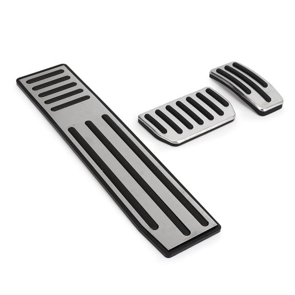 Stainless Steel Anti-Slip Foot Pedal Set Replacement for Tesla Model S 2013-2022 and Model X 2015-2022 (Left Hand Drive)