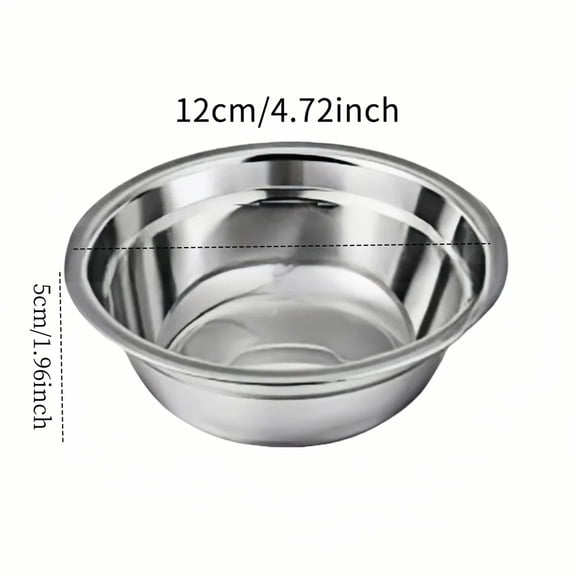Stainless Steel Anti-Slip Pet Bowls Set for Cage Use - 6/18 Pieces Dog And Cat Feeding Plates