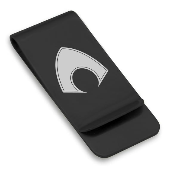 Stainless Steel Aquaman Classic Slim Money Clip Credit Card Holder