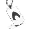 thumbnail image 1 of Stainless Steel Aquaman Dog Tag Pendant Necklace, 1 of 3