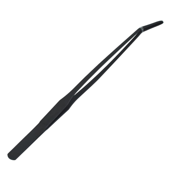 Stainless Steel Aquarium Tweezers - Extra Long Straight Tweezer with Anti-Rust Coating, Fish Tank Cleaning Tool for Aquatic Plants, Reptile Feeding, and Tank Maintenance