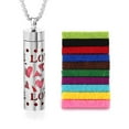 thumbnail image 1 of Stainless Steel Aroma Necklace - Elegant Design, Rust-Resistant, Perfect for Couples and Gifts, 1 of 8
