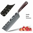 thumbnail image 1 of Stainless Steel Asian Kitchen Knife Butcher Chef Damascus Cleaver Chopping Meat, 1 of 6
