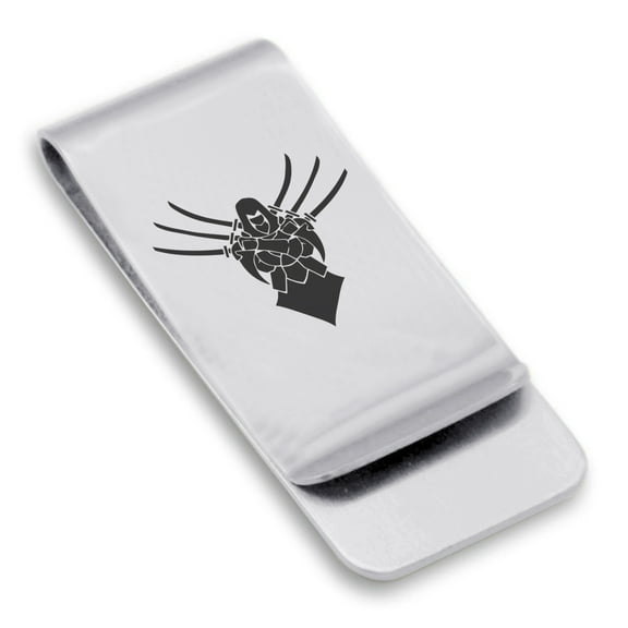 Stainless Steel Assassin Classic Slim Money Clip Credit Card Holder