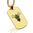 thumbnail image 1 of Stainless Steel Assassin Fantasy Class Dog Tag Pendant Necklace, 1 of 3