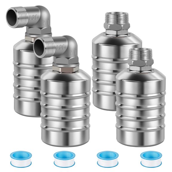 Stainless Steel Automatic Float Valve Precise Control Water Level Controller Easy Installation Water Level Control Float Valve for Sink